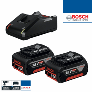 BOSCH- CONJ.2 BAT.4,0Ah+CARREG GAL18V-40